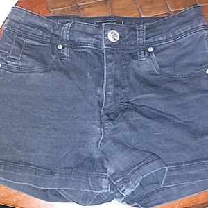 Black high waist shorts